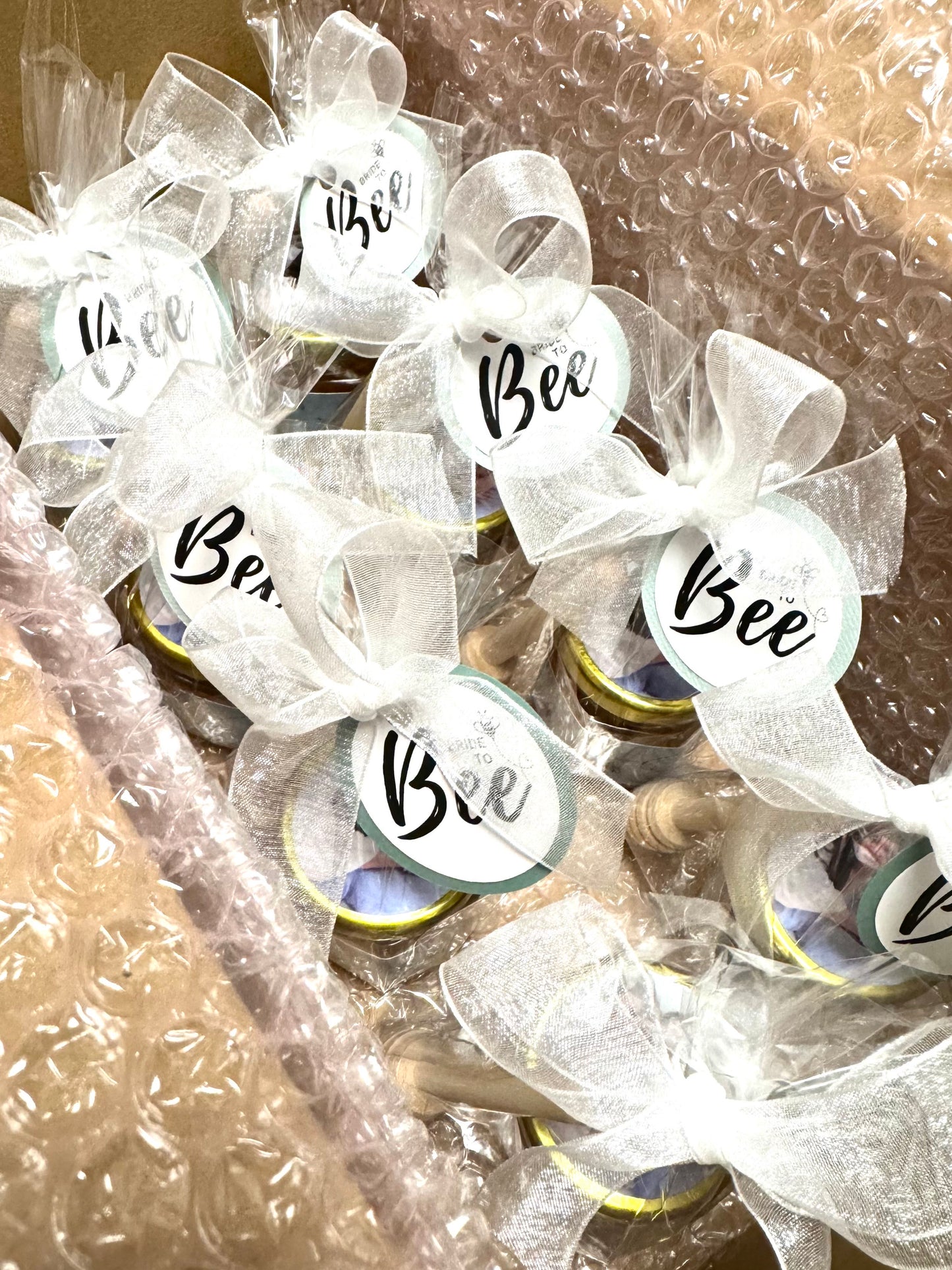 Mini Bride-to-Bee Honey Pots - Sage (Set of 12)